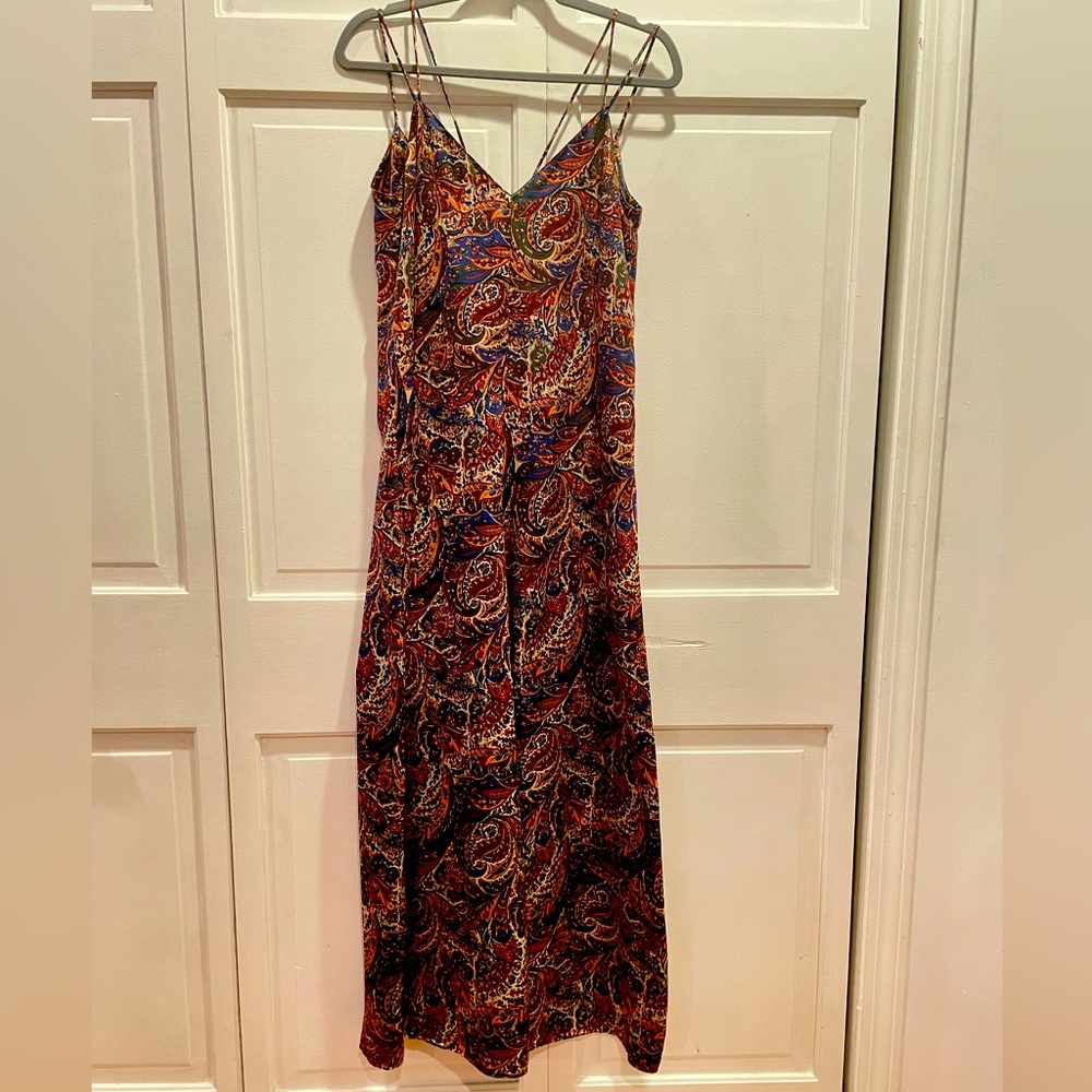 Zara basic collection, spaghetti strap full length romper.